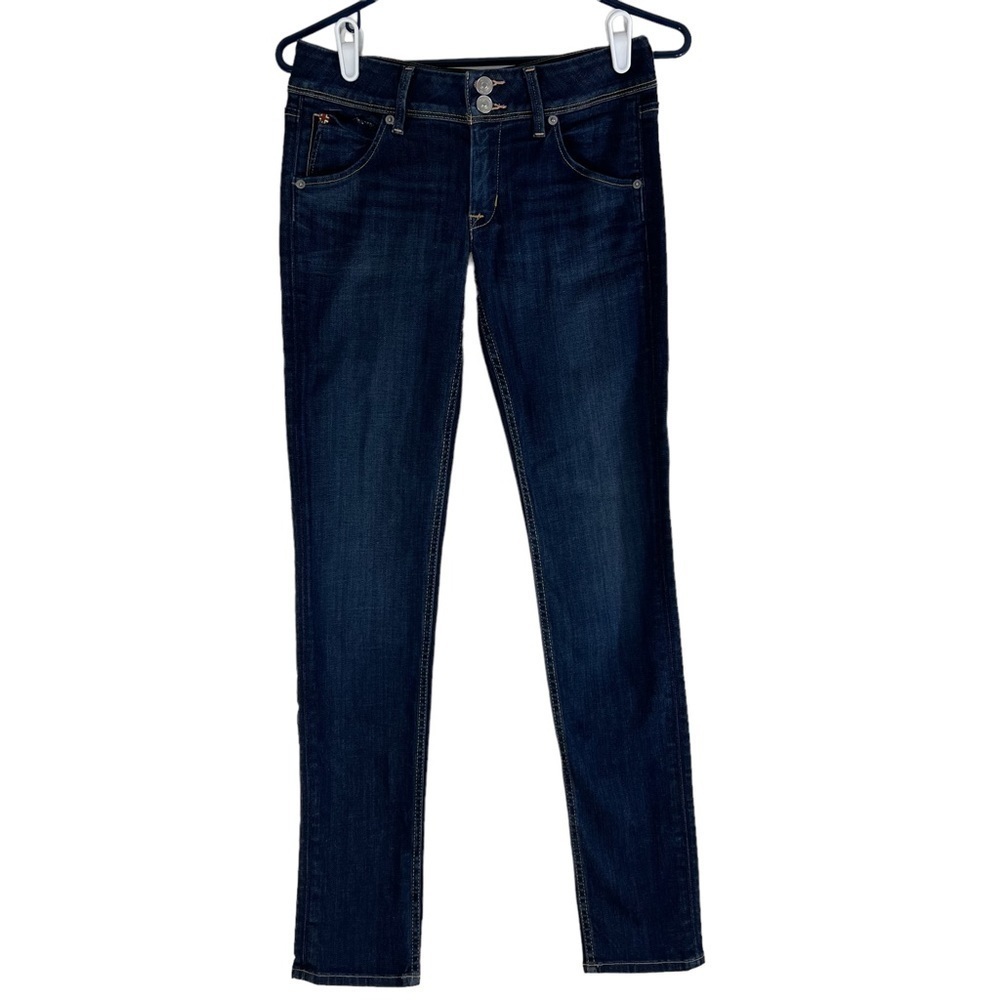 Hudson Womens Skinny Jeans Dark Wash Size 27